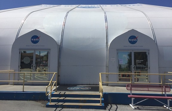 NASA Ames visitor center doors